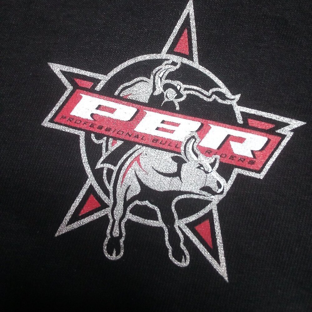 Vintage Professional Bull Riders Terminator Rodeo T-Shirt - Picture 4 of 9